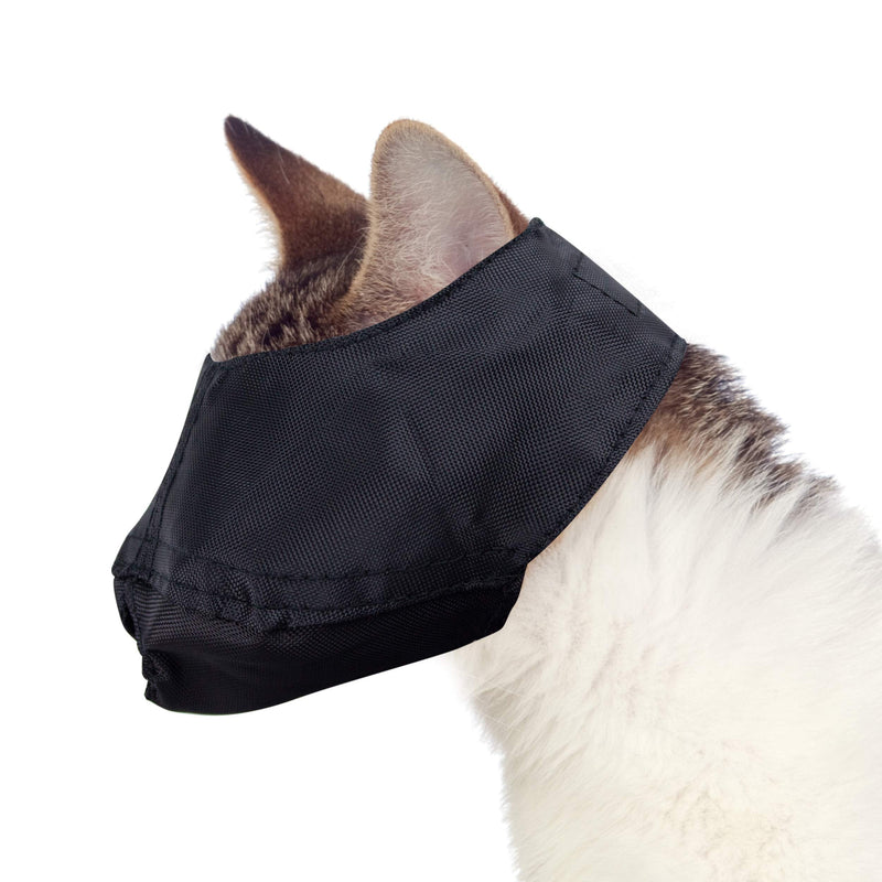 Downtown Pet Supply Cat Muzzle for Grooming - Cat Grooming Supplies - Soft Nylon Muzzle with Eye Cover and Velcro Strap - Cat Restraint Set - Small, Medium & Large - 3 Pack - BeesActive Australia