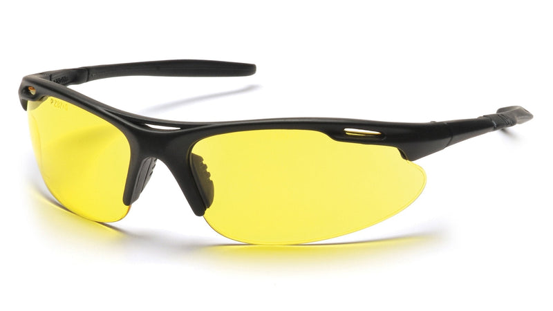 Pyramex Avante Safety Eyewear Black Frame/Amber Lens - BeesActive Australia