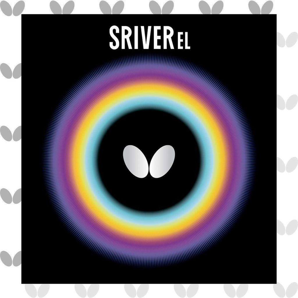 [AUSTRALIA] - Butterfly Sriver EL Table Tennis Rubber | 1.9 mm or 2.1 mm | Red or Black | 1 Inverted Table Tennis Rubber Sheet | Professional Butterfly Table Tennis Rubber 
