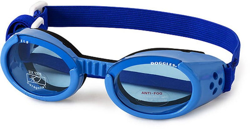 Doggles ILS XL Shiny Blue Frame with Blue Lens Dog Goggles - BeesActive Australia