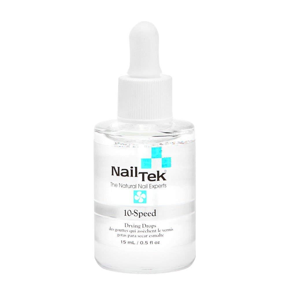 Nail Tek 10-Speed, Polish Drying Drops for All Nail Types, 0.5 oz, 1-Pack 0.5 Fl Oz (Pack of 1) 10-Speed Drying Drops - BeesActive Australia