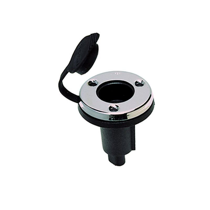 Perko 1045P0SDP 2-Pin Plug-In Type with Waterproof Snap-On Cover - Stainless Steel Face with Black Polymer Body - BeesActive Australia