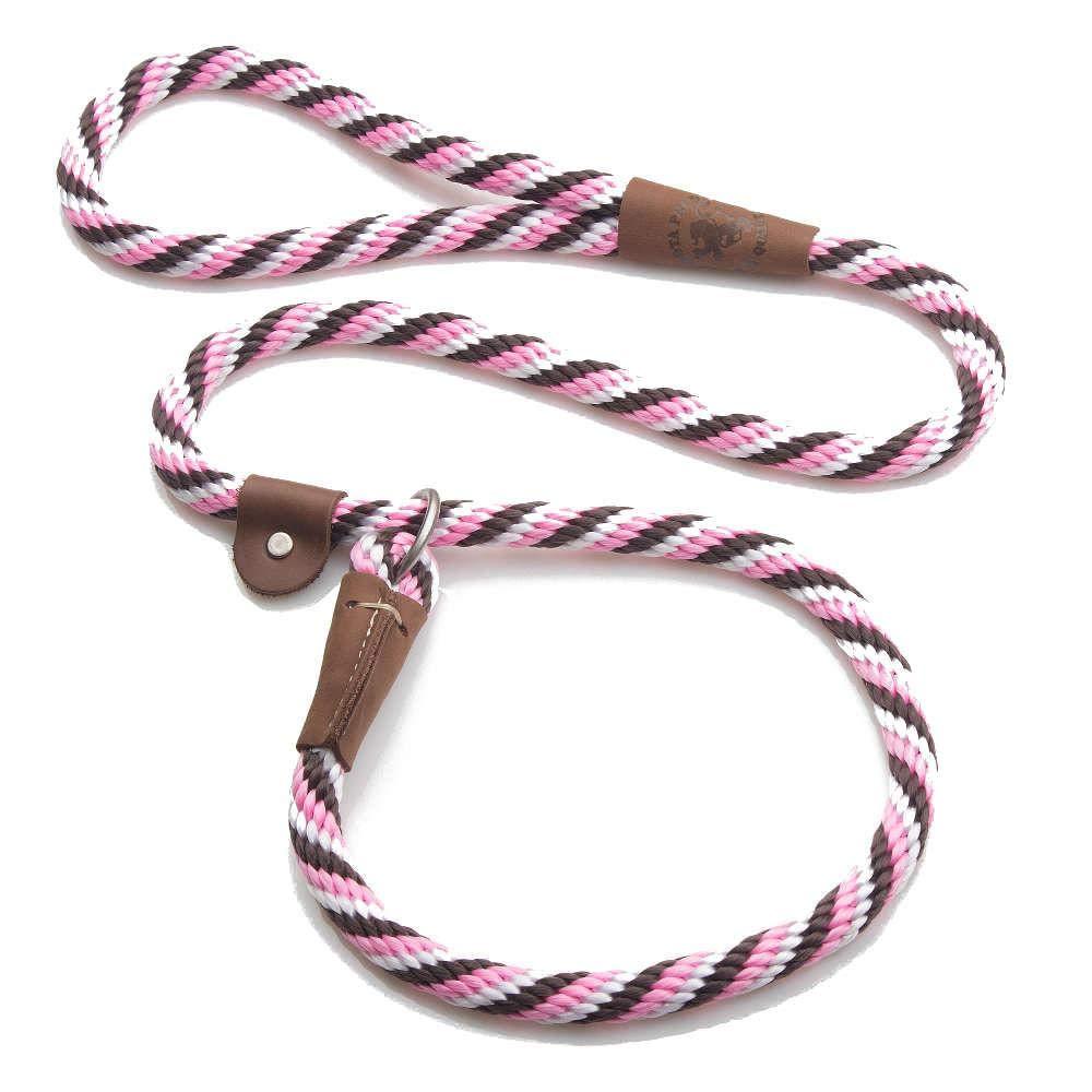 Mendota Pet Slip Lead, 1/2" X 6', Pink Chocolate, Dogs - BeesActive Australia
