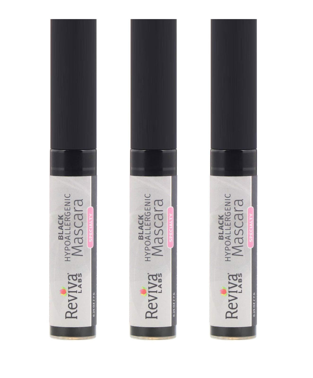 Reviva Labs HypoAllergenic Mascara, Super Lash Black, 0.25-Ounces (Pack of 3) - BeesActive Australia