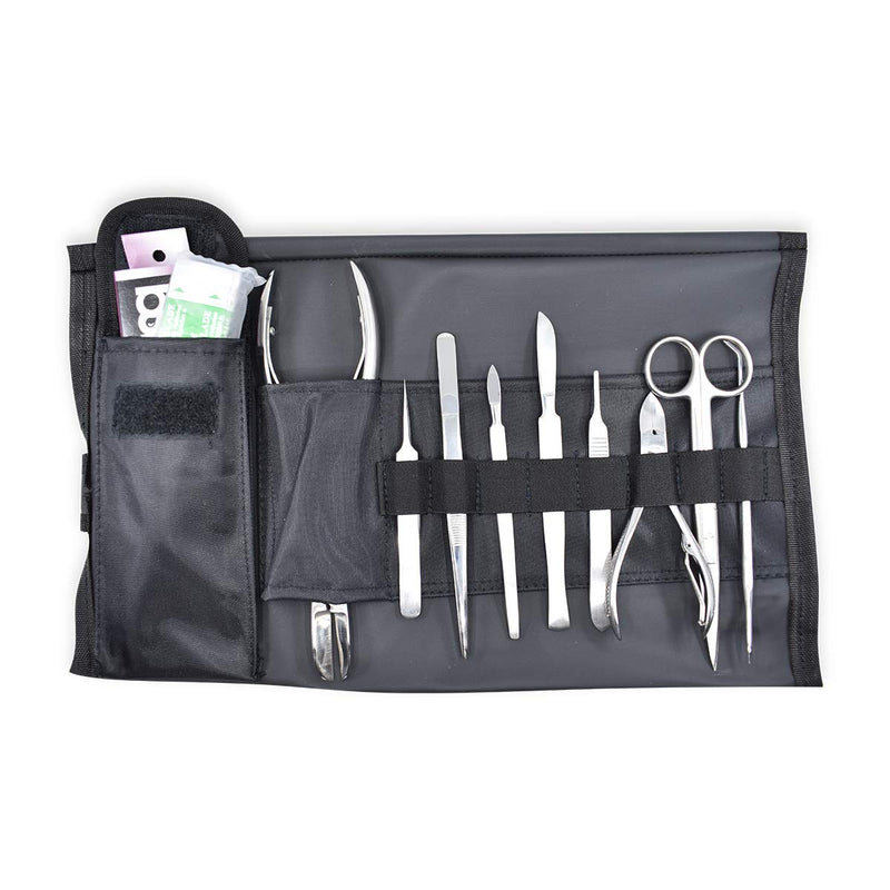 DR Instruments 10FK Ultimate Coral Fragging and Coral Propagation Kit for Reef Hobbyists - 19 Pcs, Rollup case, Stainless Steel Instruments - BeesActive Australia