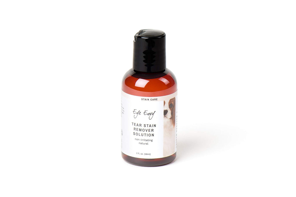 Eye Envy Tear Stain Remover Solution for Dogs|100% Natural,Safe|Recommended by Breeders/Vet/Professional Handlers/Groomers|Contains colloidal Silver|Remove Stains from White/Light Fur,Skin Folds,2oz - BeesActive Australia
