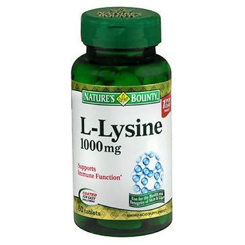 Nature's Bounty L-Lysine 1000 mg Tablets 60 ea (Pack of 4) - BeesActive Australia