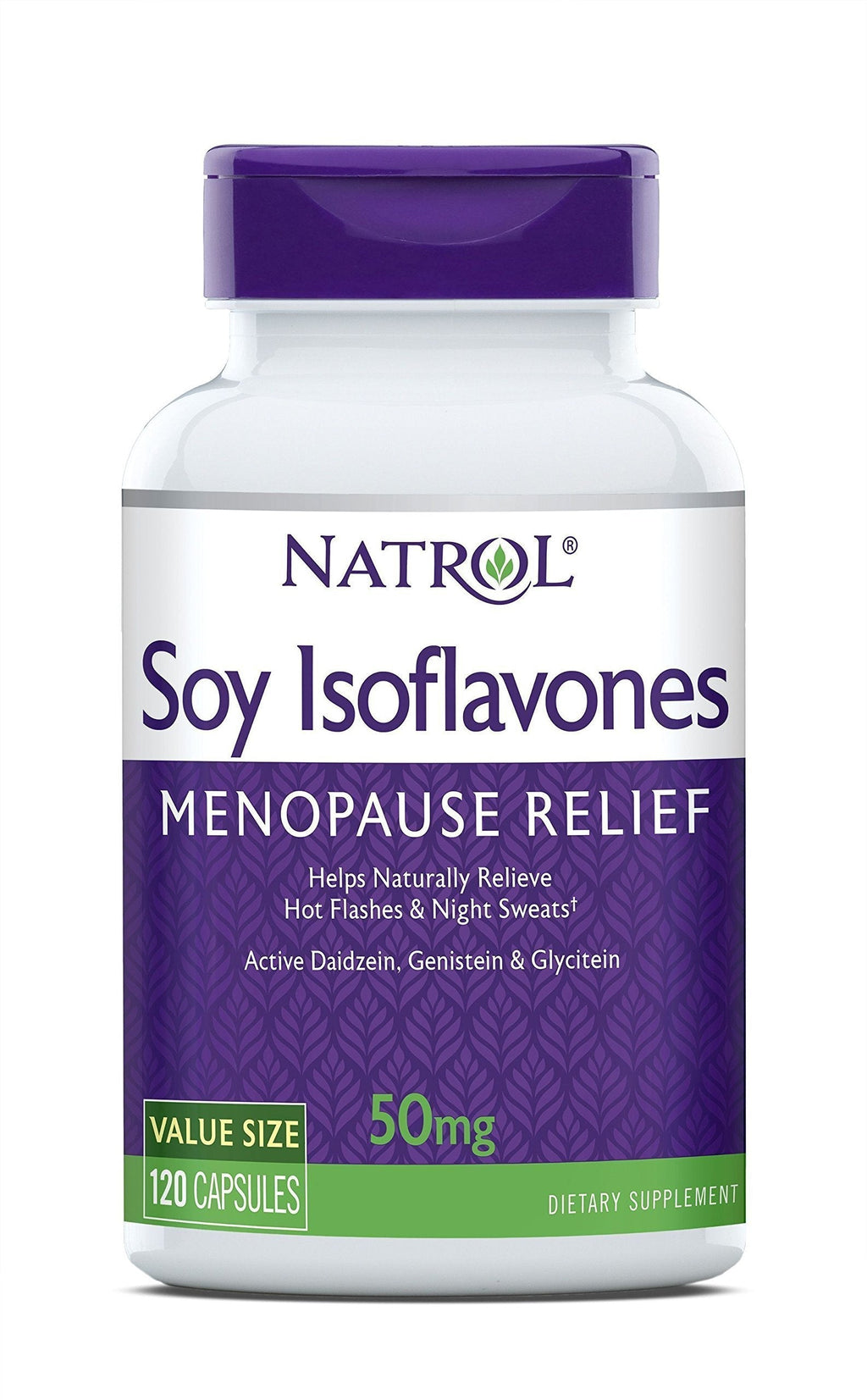 Natrol Soy Isoflavones Capsules, Menopause Relief, 50mg, 120 Count (Pack of 2) - BeesActive Australia