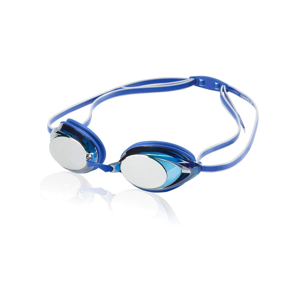 Speedo Unisex-Adult Swim Goggles Mirrored Vanquisher 2.0 Blue - BeesActive Australia