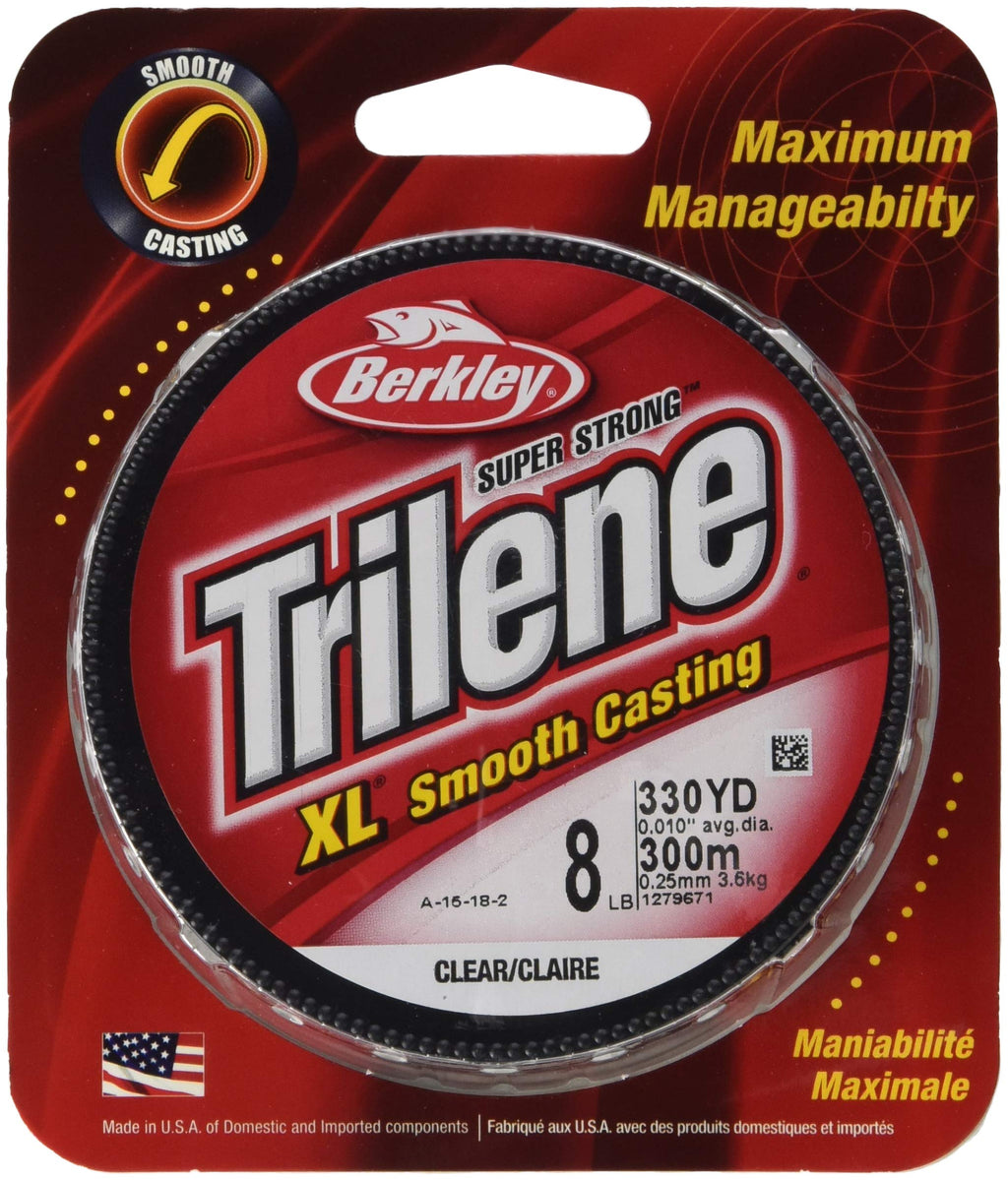 [AUSTRALIA] - Berkley Trilene XL Filler Spools 300 Yd, pound test 8 Clear 