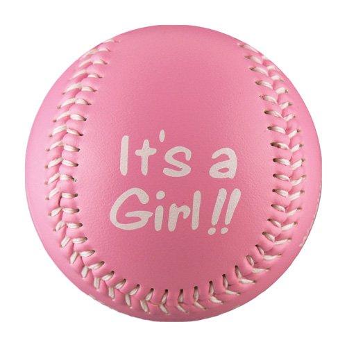 [AUSTRALIA] - EnjoyLife Inc It's A Girl! Baby Shower Baseball (Rubber Core) 