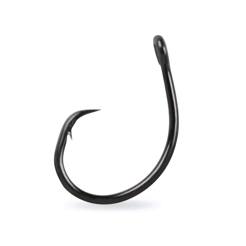 Mustad UltraPoint Demon Wide Gap Perfect In-Line Circle 1 Extra Fine Wire Hook | For Catfish, Carp, Bluegill to Tuna | Saltwater or Freshwater Fishing Hooks | Gear and Equipment [Size 1/0, Pack of 10] Black Nickel - BeesActive Australia