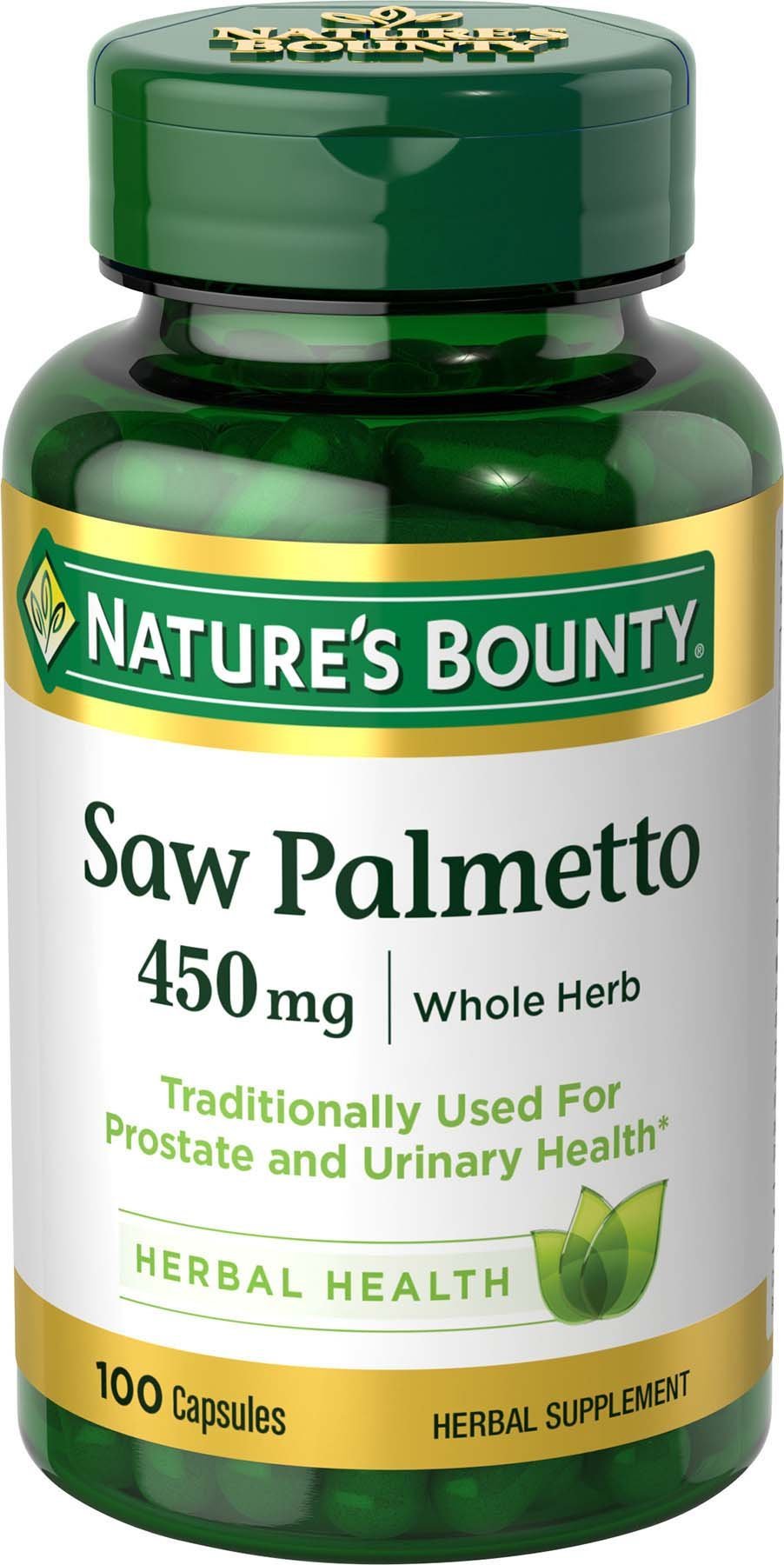 Nature's Bounty Saw Palmetto 100 Count (Pack of 1) - BeesActive Australia
