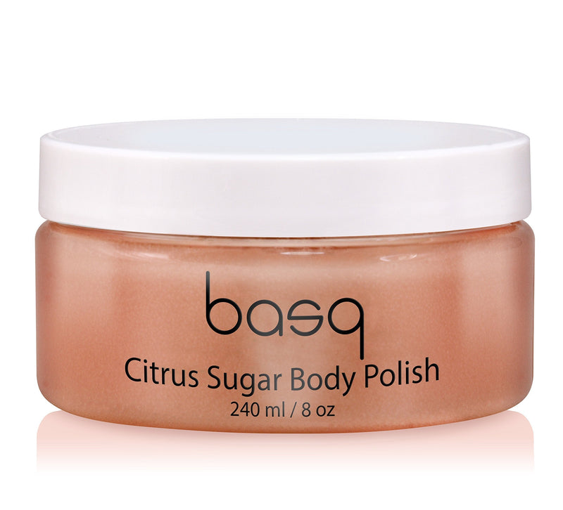 Basq Citrus Sugar Body Polish, 8 ounces - BeesActive Australia