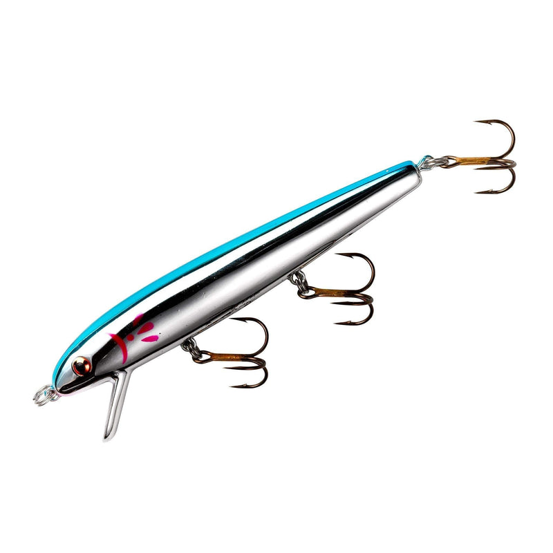 [AUSTRALIA] - Cotton Cordell Red-Fin Crankbait Bass Fishing Lure 5/8 oz (Jointed) Chrome Blue Back 