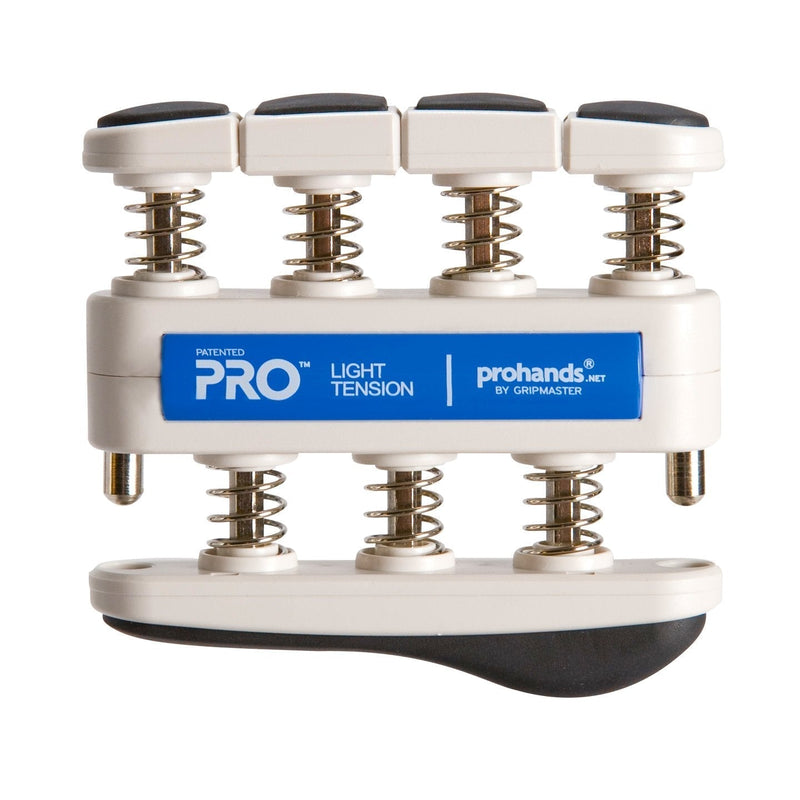 PROHANDS PRO Hand Exerciser, Finger Exerciser (Hand Grip Strengthener), Spring-Loaded, Finger-Piston System, Isolate and Exercise Each Finger 5 lb (Light Tension) Blue - Pro - BeesActive Australia