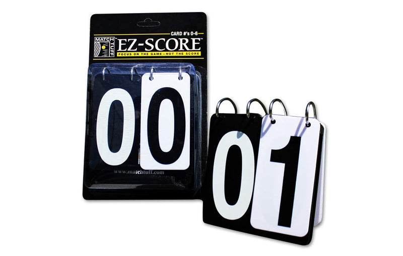 Match Tuff EZ Score (0-6) | Portable Tennis Score Keeper | EZ-FLIP | Outdoor/Indoor - BeesActive Australia
