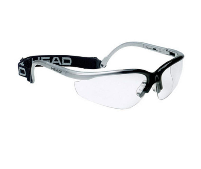 [AUSTRALIA] - HEAD Racquetball Goggles - Pro Elite Anti Fog & Scratch Resistant Protective Eyewear w/ UV Protection Silver 