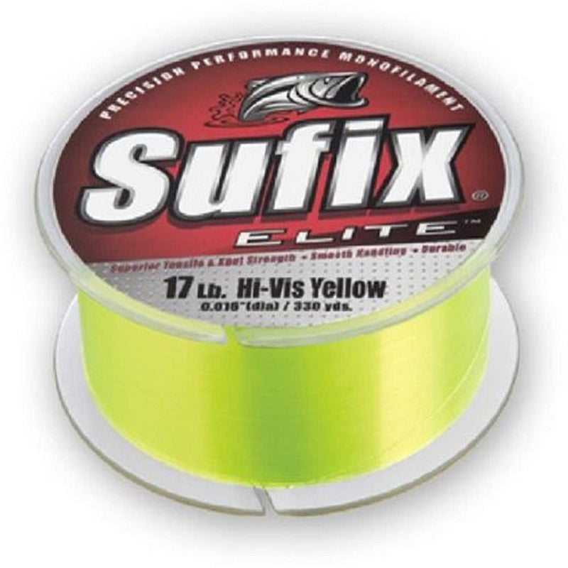 Sufix Elite 8 lb Fishing Line (Yellow, Size- 330 YD Spool) - BeesActive Australia