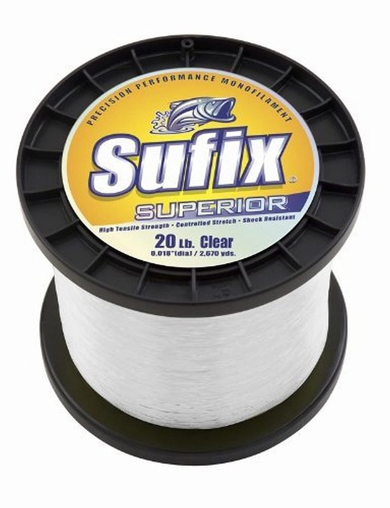 Sufix Superior 15 lb. Test 840 YD, Clear - BeesActive Australia