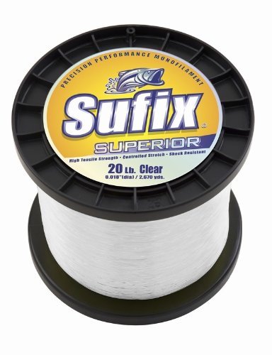Sufix Superior 50 lb. Test 275 YD, Clear - BeesActive Australia