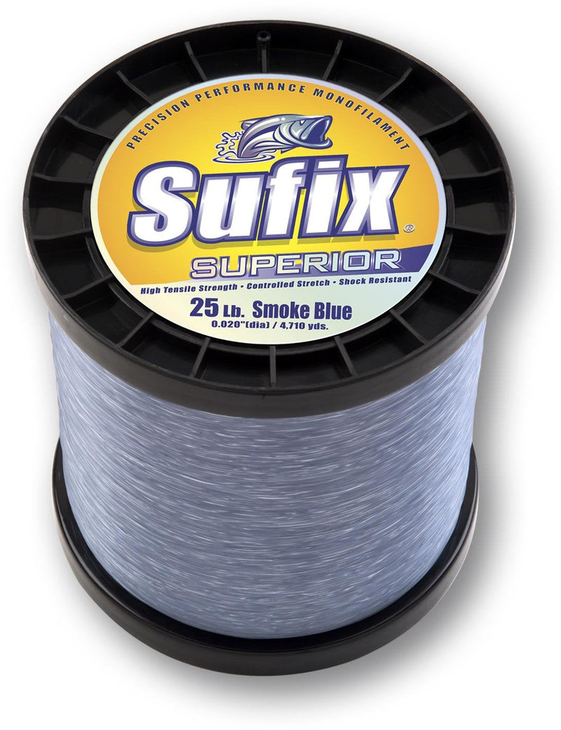 Sufix Superior 40 lb (Smoke Blue, Size- 370 YD Spool) - BeesActive Australia