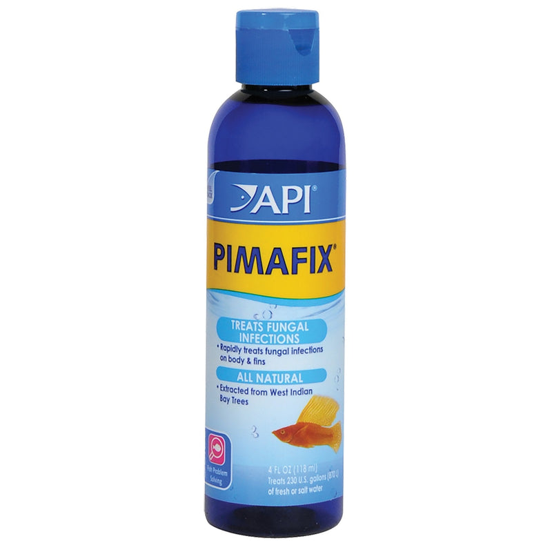API PIMAFIX Fish remedy, Contains all-natural extract from West Indian Bay Trees to rapidly and safely treats fungal infections on fish body and fins, Use daily for a week when treating infections 4-Ounce - BeesActive Australia