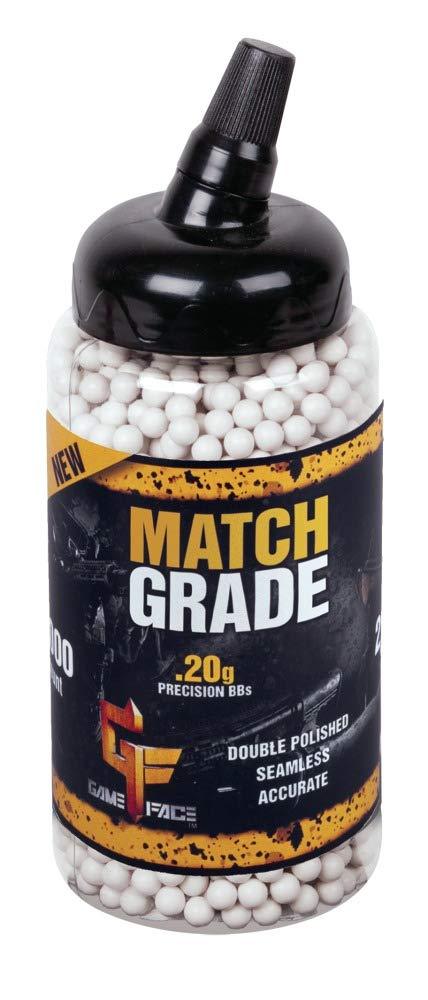 [AUSTRALIA] - GameFace SAP2020E Match Grade Biodegradable .20-Gram White Airsoft BBs (2000-Count) 