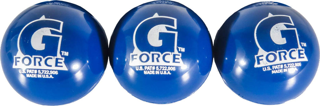 [AUSTRALIA] - Mylec Cold Weather Liquid Filled G-Force Hockey Balls, Blue (Pack of 3) 