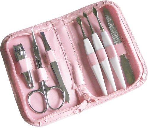 7 Pcs Nails Manicure Set in Wallet, Colors May Vary - BeesActive Australia