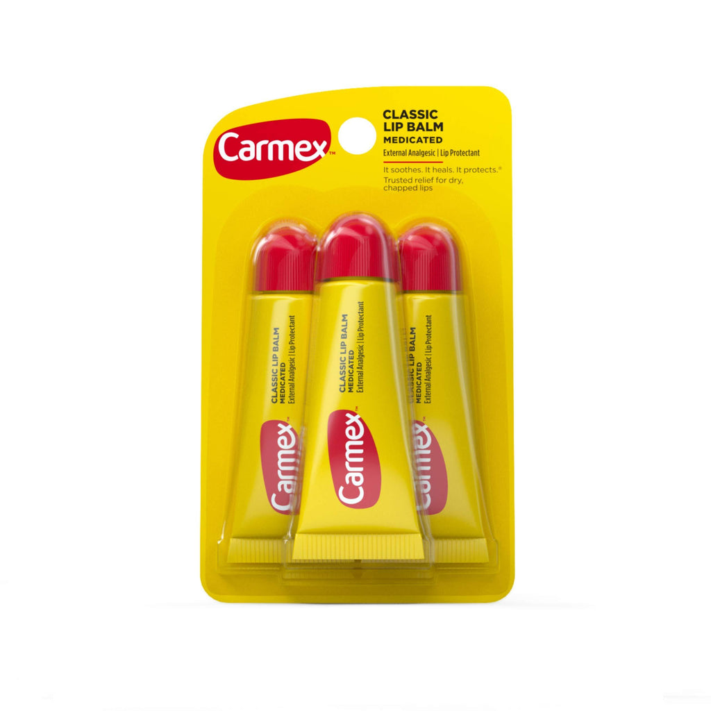 Carmex Original Flavor Moisturizing Lip Balm Tube Value Pack,0.35 Ounce (3 Count) 0.35 Ounce (Pack of 3) - BeesActive Australia