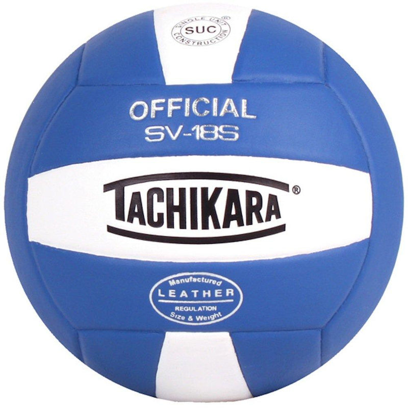 [AUSTRALIA] - Tachikara Institutional Quality Composite Leather Volleyball, Royal-White 