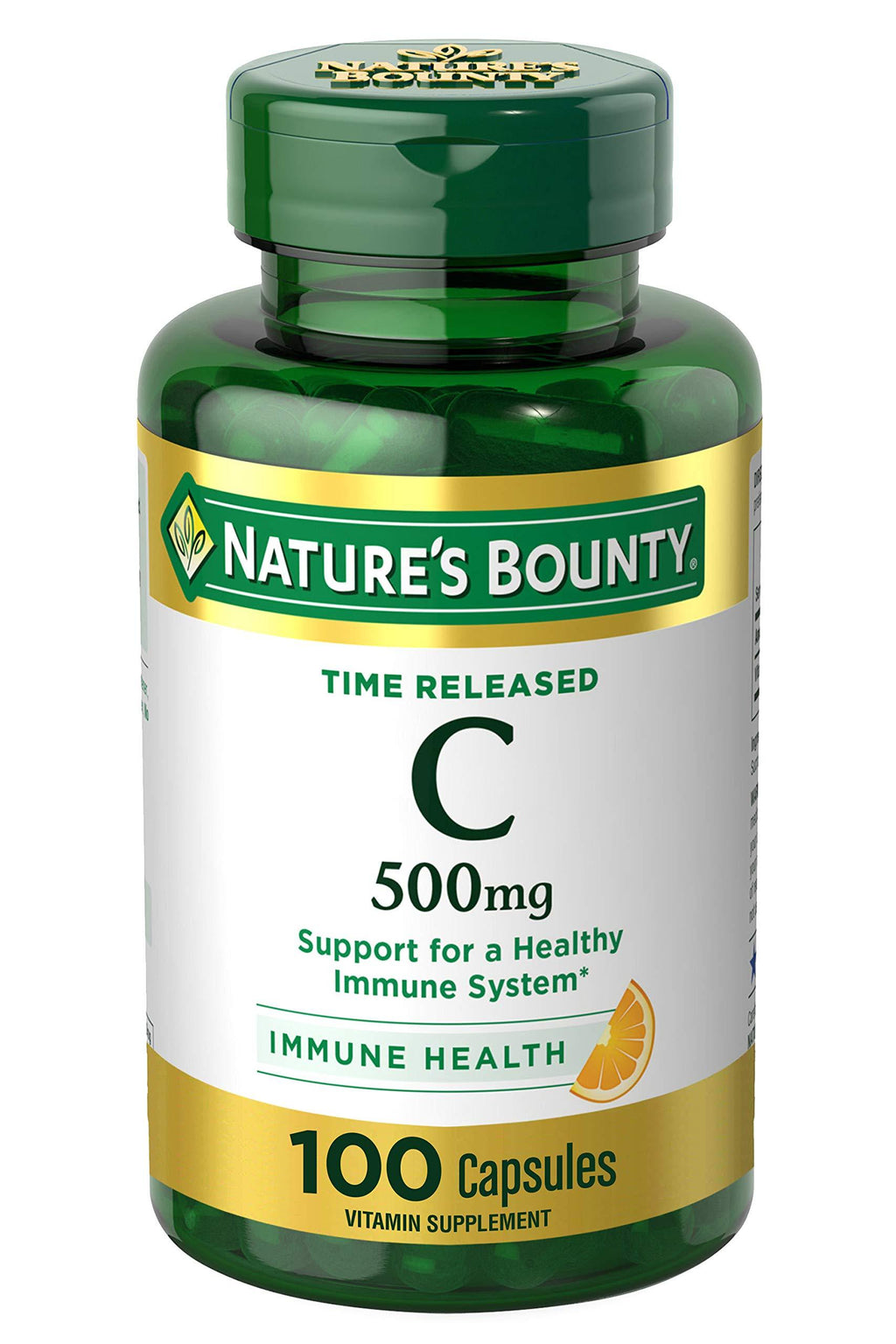 Nature's Bounty Vitamin C by Nature’s Bounty for immune support. Vitamin C is a leading leading vitamin for immune support.* 500mg, Capsules White 500 mg, 100 Count (Pack of 1) - BeesActive Australia