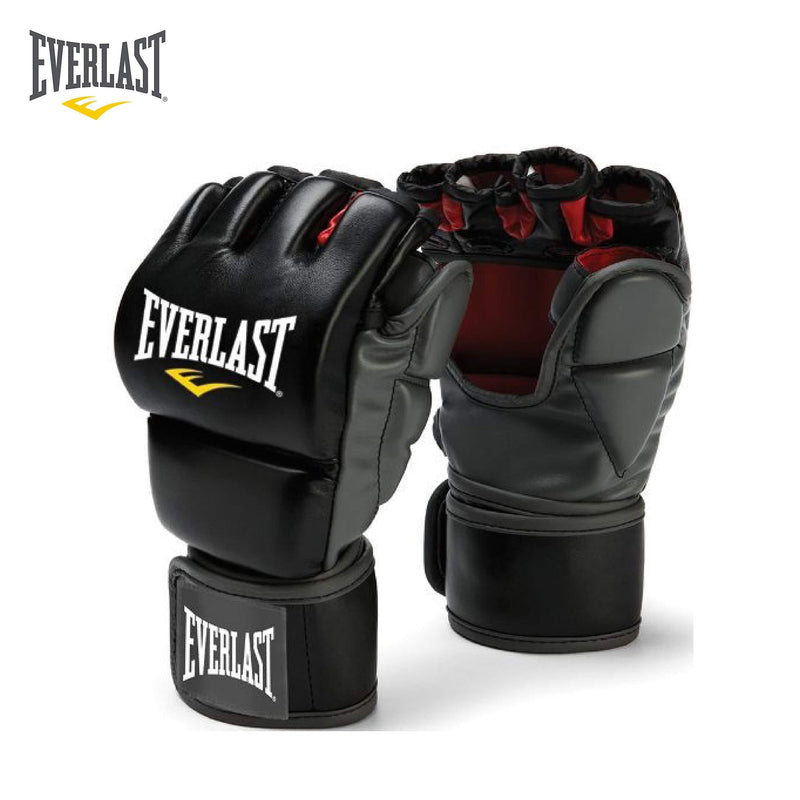 [AUSTRALIA] - Everlast Train Advanced MMA 7-Ounce Closed-Thumb Grappling/Training Gloves Large/X-Large Black 