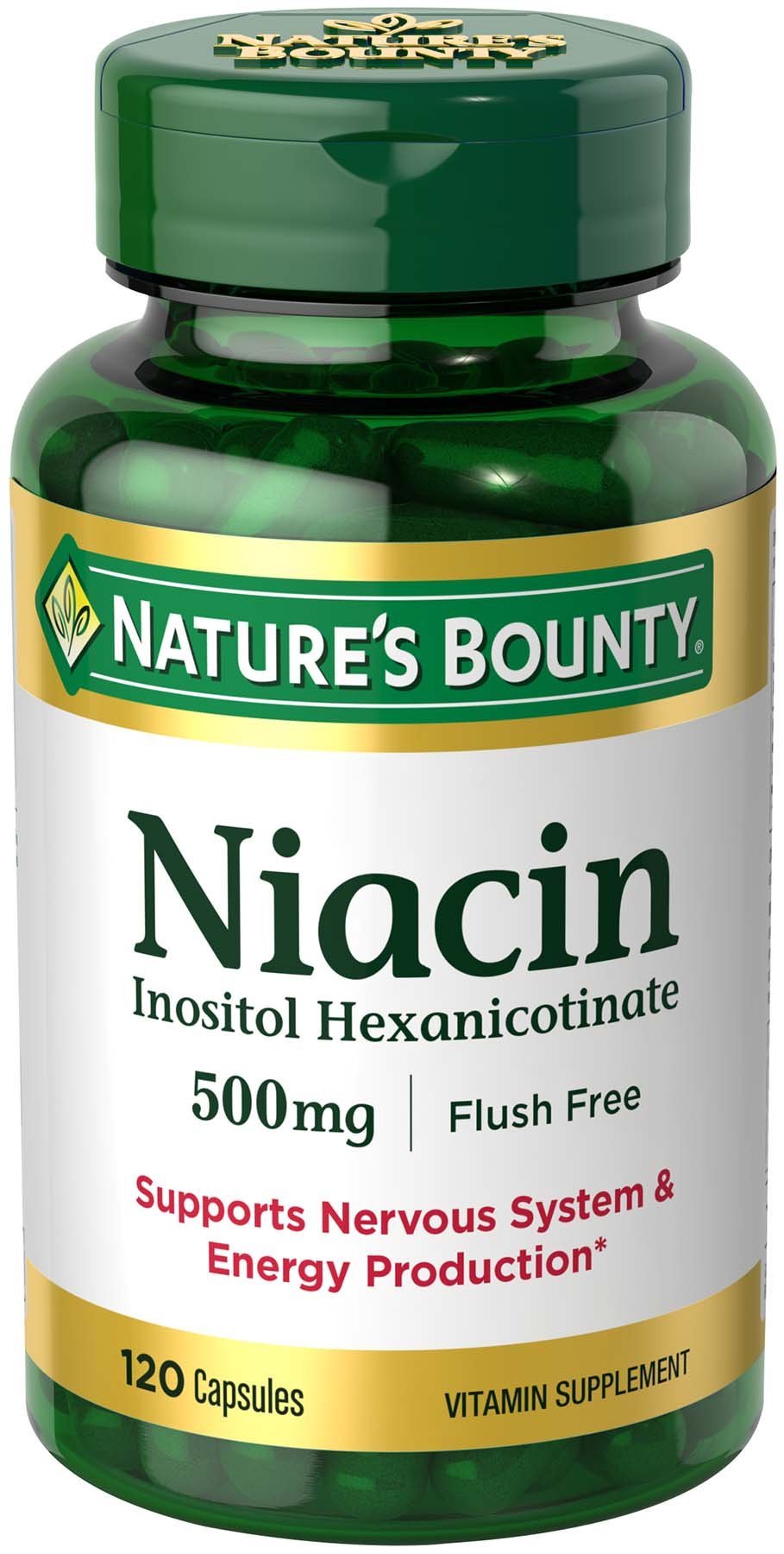 Nature's Bounty Niacin Flush Free 500 mg - BeesActive Australia