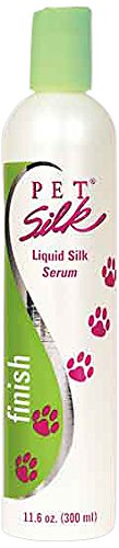 Pet Silk Liquid Silk Serum - Dog Finishing Leave in Conditioner for Shiny & Healthy Coat - Pet Detangler with Silk Amino Acids, Vitamin E & Panthenol - Pet Hair Moisturizer 0.25 Pounds - BeesActive Australia