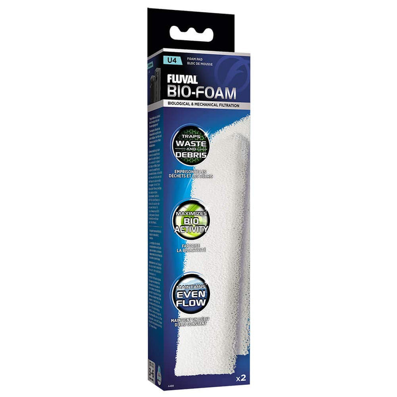 Fluval U4 Bio-Foam Pad, Replacement Underwater Aquarium Filter Media, A488 - BeesActive Australia