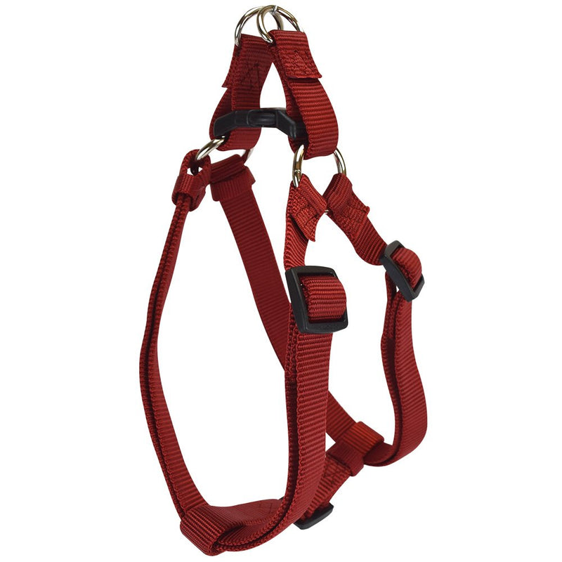 Hamilton Adjustable Easy-On Step-in Style Dog Harness 5/8" x 12-20" Red - BeesActive Australia