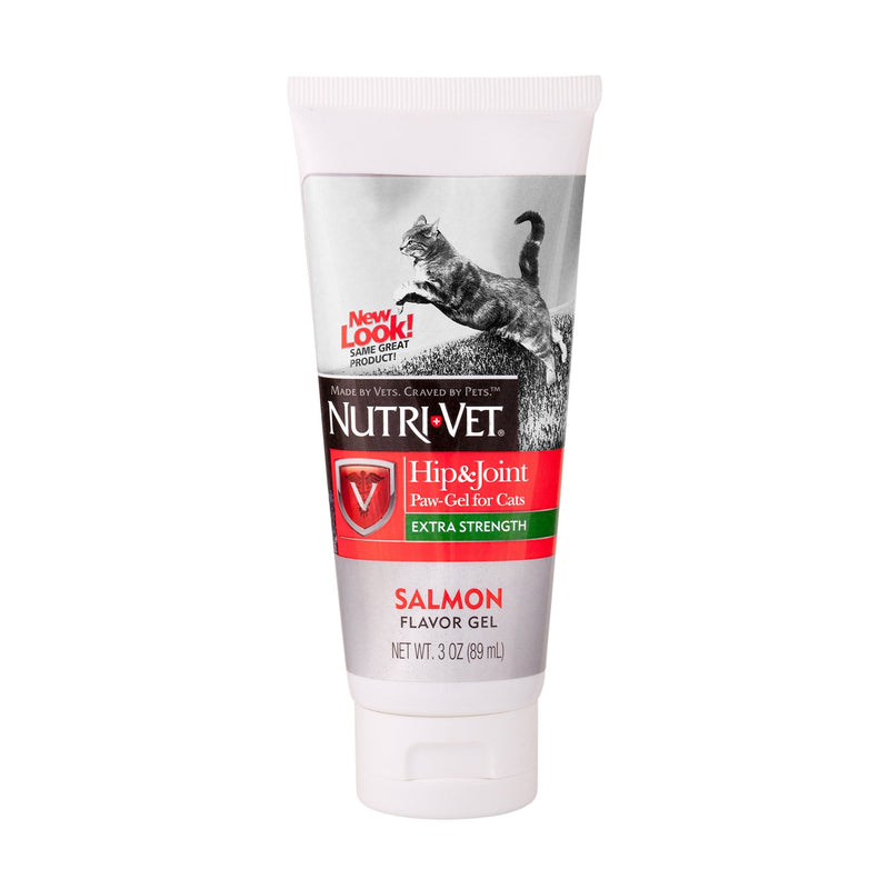 Nutri-Vet Cat Hip & Joint Paw Gel | Cat Joint Supplement | Glucasomine, MSM, and Chondroitin | Tasty & Easy to Give | 3 Ounce Tube - BeesActive Australia