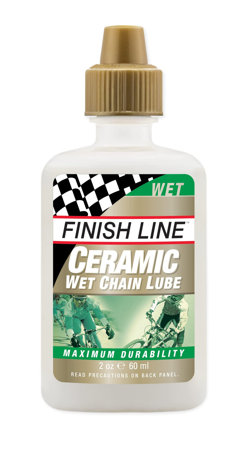 Finish Line Ceramic Wet Bicycle Chain Lube 2 oz Squeeze Bottle - BeesActive Australia