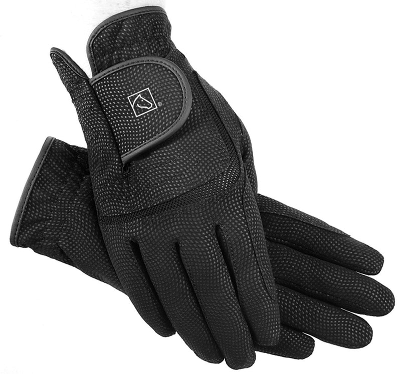 [AUSTRALIA] - SSG Digital Riding Gloves - Black - 7 