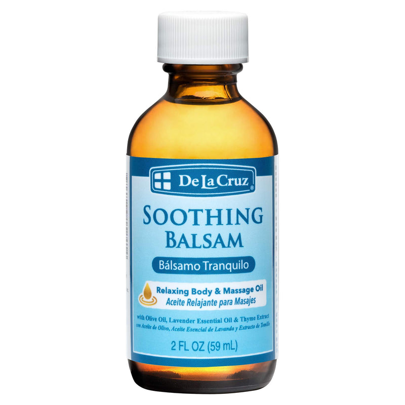 De La Cruz Soothing Balsam (Balsamo Tranquilo) Massage Oil, No Preservatives or Artificial Colors, Made in USA 2 FL. OZ. - BeesActive Australia
