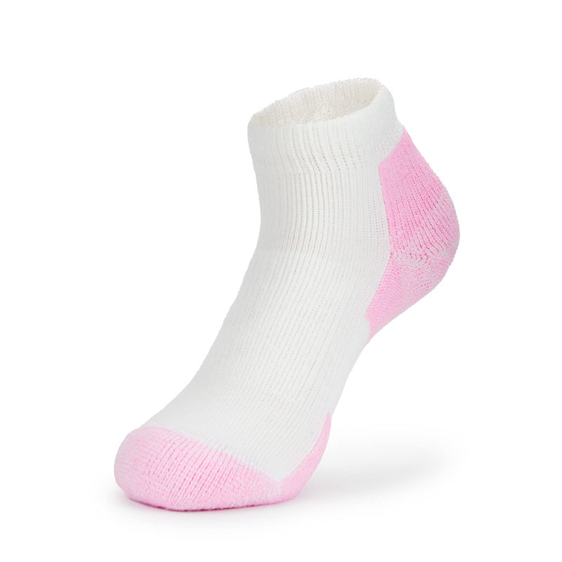thorlos womens Dwmxw Max Cushion Distance Walking Ankle Socks Medium Pink (1 Pair) - BeesActive Australia