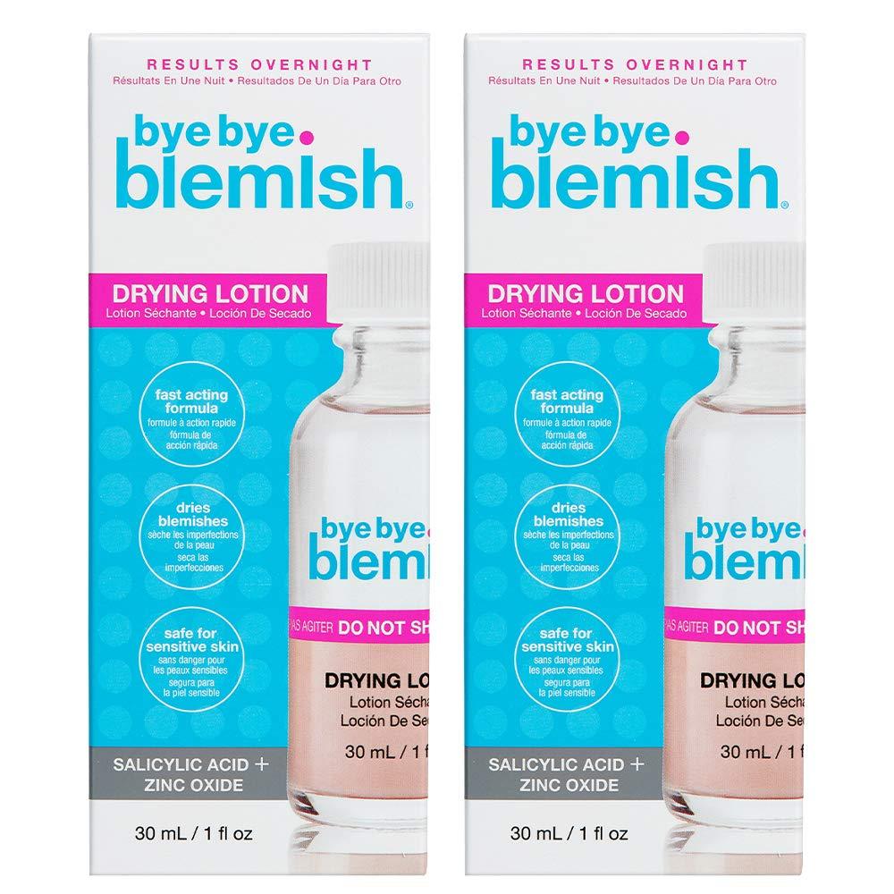 Bye Bye Blemish Acne Drying Lotion, Reduce Pimples Overnight 1oz, 2-Pack 1 Fl Oz (Pack of 2) Original (Pink) - BeesActive Australia
