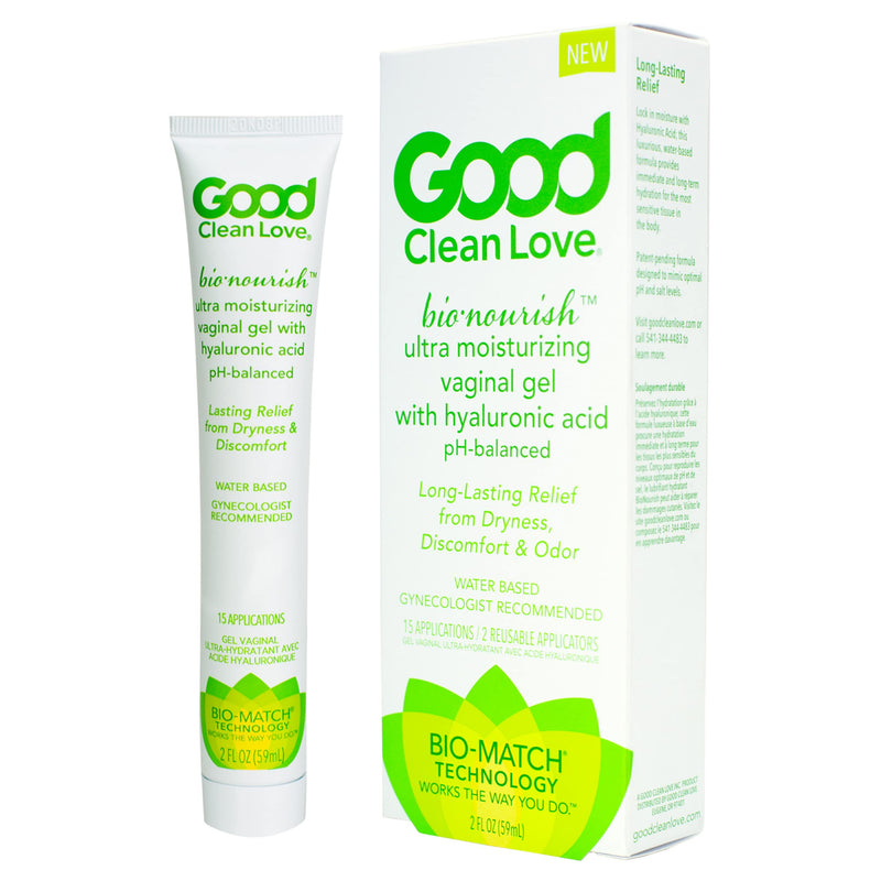 Good Clean Love BioNourish Ultra Moisturizing Vaginal Gel with Hyaluronic Acid, pH-Balanced & Water-Based, Long Lasting Relief from Dryness & Discomfort for Women, 2 Oz 3 Piece Set - BeesActive Australia