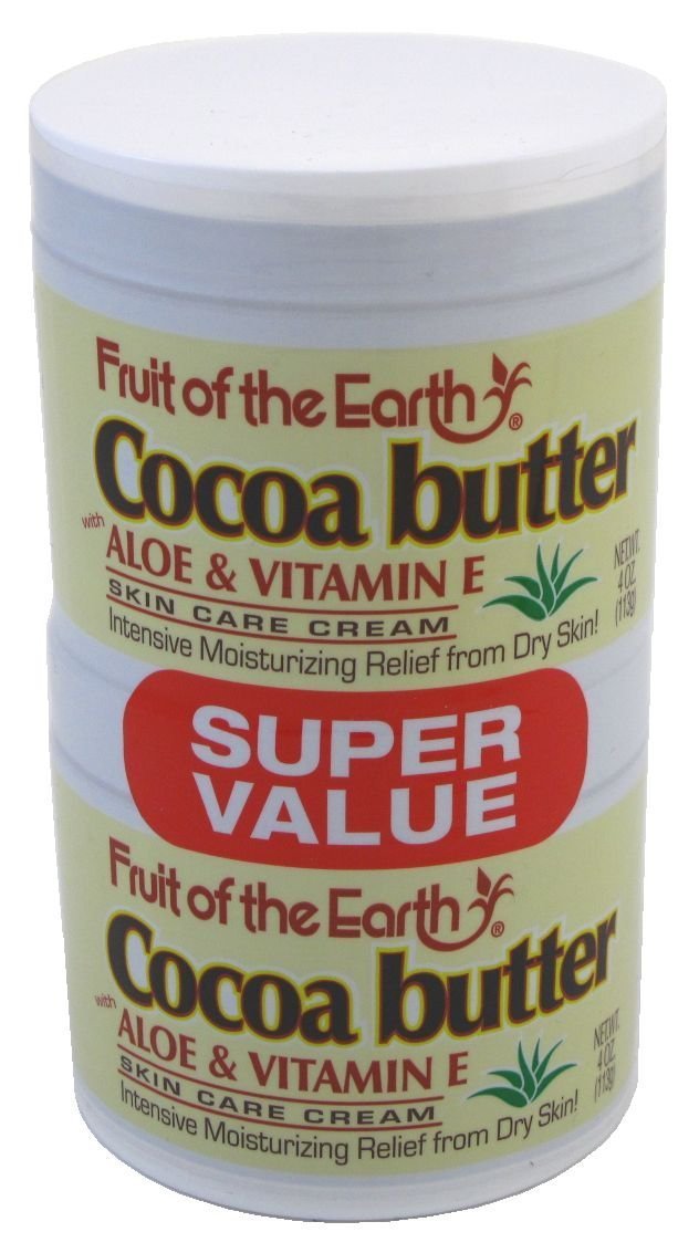 Fruit of the Earth Cocoa Butter, 4 Ounce Jars (Pack of 2) - BeesActive Australia