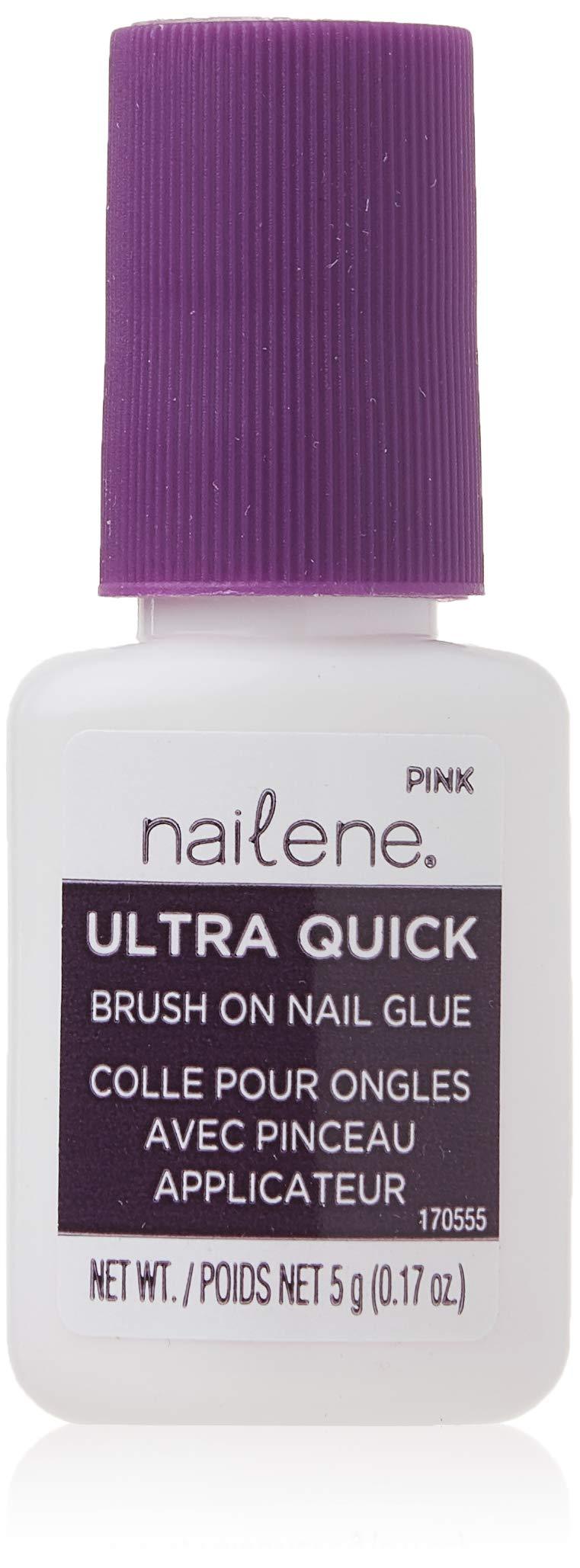 Nailene Ultra Quick Pink Brush-On Glue 1 pack - BeesActive Australia