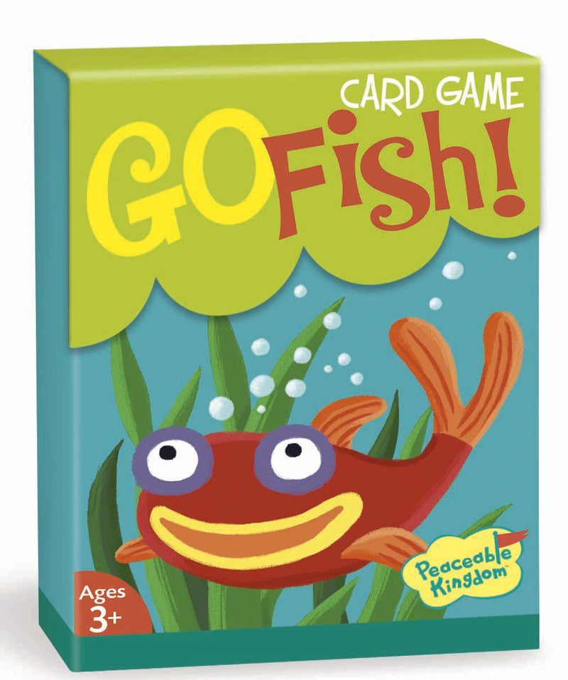 [AUSTRALIA] - Peaceable Kingdom Go Fish! Classic Card Game for Kids - 48 Cards with Gift Box 