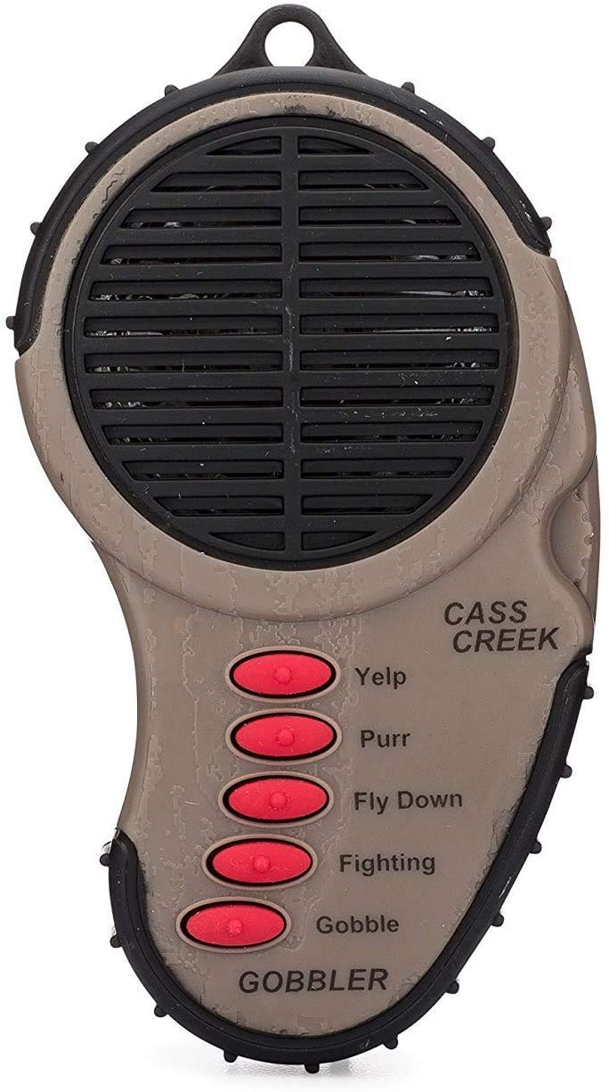 Cass Creek Spring Gobbler Handheld Electronic Game Call | 5 Turkey Calls in 1 | Authentic Animal Recordings | 200 Yard Sound Projection | Compact Design - BeesActive Australia