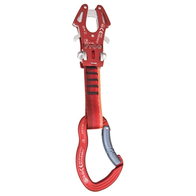 KONG Express Frog Quickdraw Carabiner (12-cm), Black - BeesActive Australia